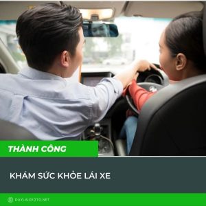 khám sức khỏe để học lái xe