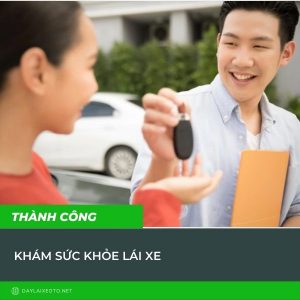 khám sức khỏe học lái xe