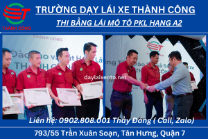 đăng ký thi bằng lái xe a2 quận 7