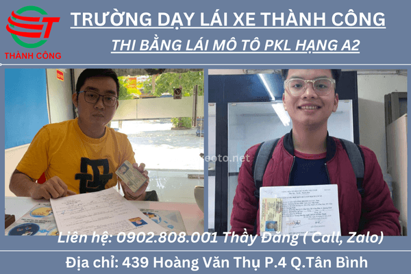 học viên đã thi tại trường