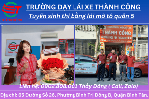 khóa học bằng lái xe mô tô hạng a2 quận 5