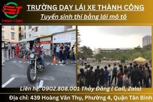 thi bằng lái mô tô a2 quận gò vấp