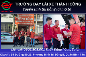 trường dạy học lái xe mô tô a2 quận 6