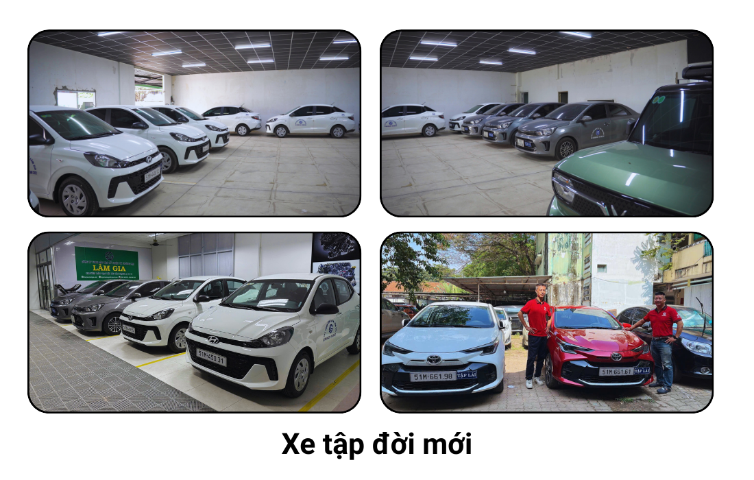 cho thuê xe tập lái tại trung tâm lâm gia