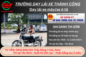 học bằng lái xe a2 quận 8