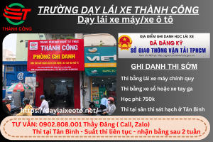 thi bằng lái xe a1 quận 10