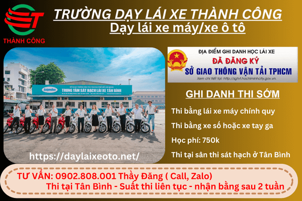 thi bằng lái xe a1 quận 11