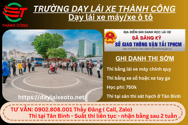 thi bằng lái xe máy quận 11