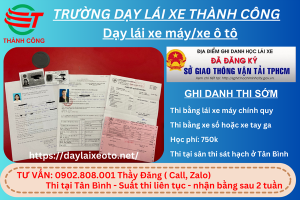 thi bằng lái xe máy ở quận 4