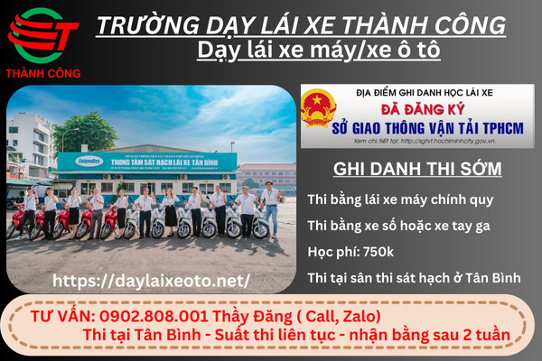 trung tâm thi bằng a1 tại quận 10